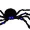 Edge Collections - Multicolor - Halloween Spider Decoration Light-up With Bendable Legs - 1 Piece